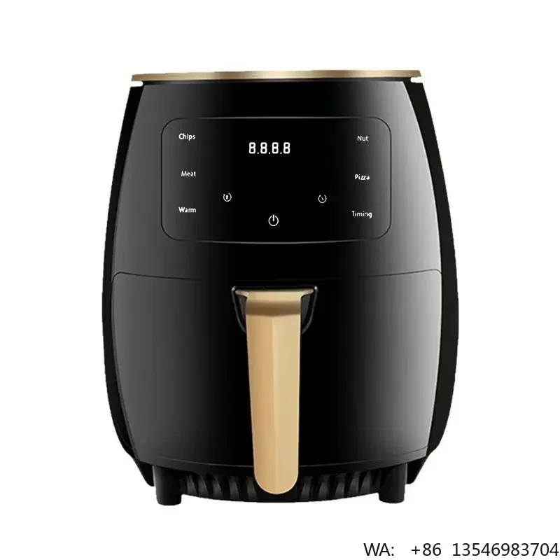 6L Capacity Home Commercial Automatic Air Fryer Digital Multifunctional Oil Free Electric Fryer
