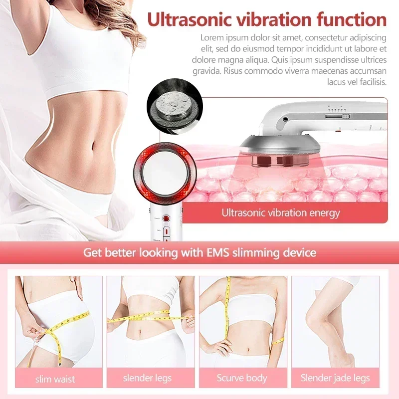 3 IN 1 EMS Ultrasonic Cavitation Weight Loss Machine Anti Cellulite Fat Burner Infrared Slimming Machin Beauty Apparatus Care - Image 3