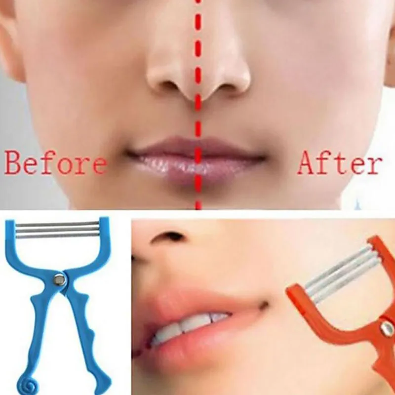 1Pc Women Facial Hair Remover Manual Spring Epilator For Ladies Face Neck Hair Removal Tools Beauty Health Care Tools 15*9cm - Image 6