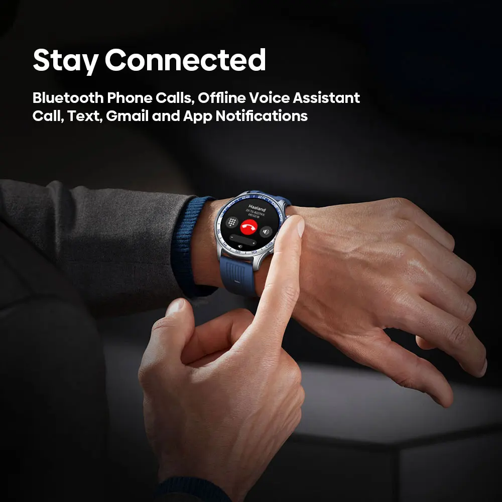 2026 Btalk 4 Pro Voice Calling Smart Watch 1.43''AMOLED Display Screen Heart Rate Fitness & Wellness Smartwatch For Men Momen - Image 6