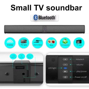 BS-36 Super Power Sound Blaster Wireless Bluetooth Speaker Surround Stereo Home Theater Subwoofer for TV And Projector