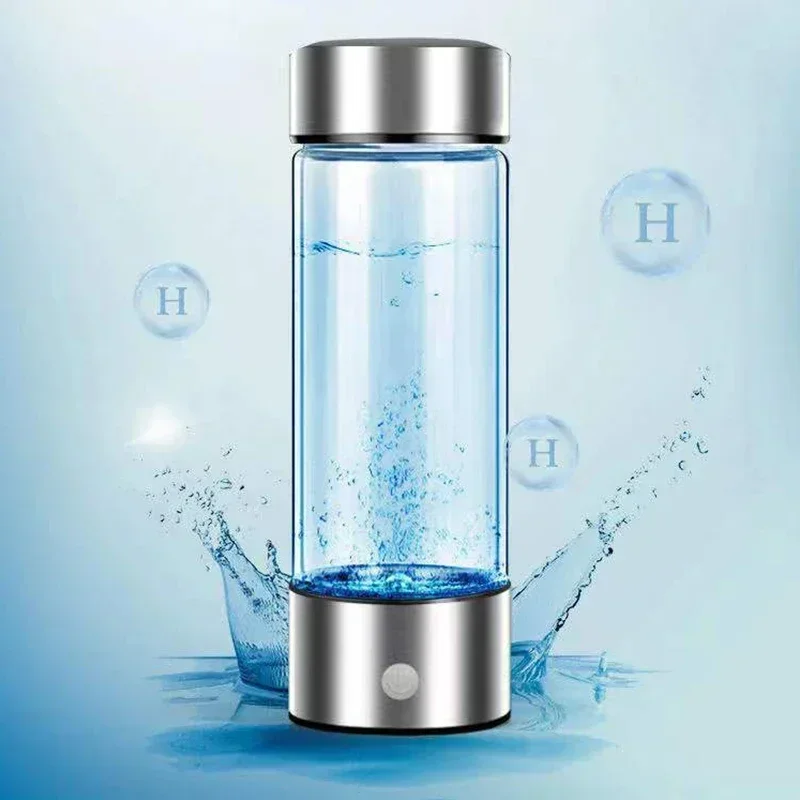 Hydrogen-rich Water Cup Portable Water Cup New USB Rechargeable Water Cup High Borosilicate Electrolytic Hydrogen Water Cup - Image 2