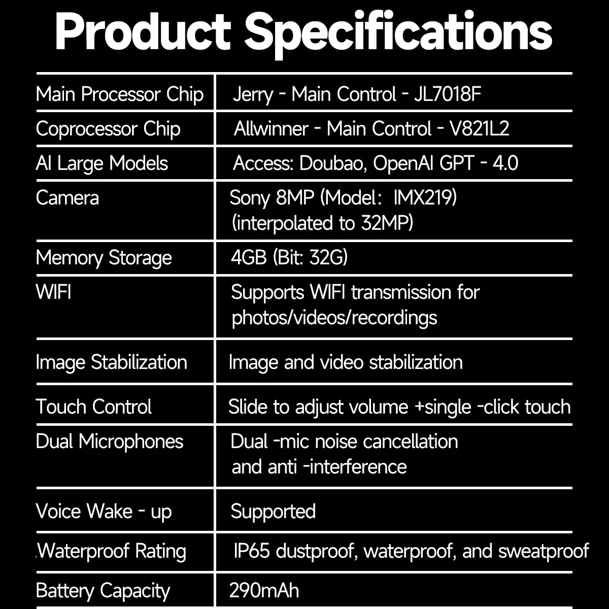 W610 Matte Smart Glasses with 800W Camera Photochromic Wi-Fi Real-time AI Translation Video Recording Music Smart Sunglasses - Image 6