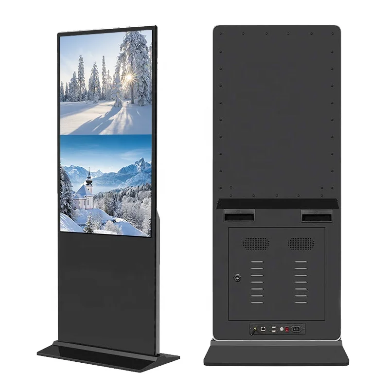 49 50 55 65 Inches HD LCD Digital Signage Advertising Touch Screen Market Gate Guide Android Media Player - Image 2