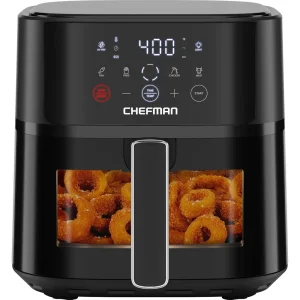 Air Fryer – 6 QT Compact Airfryer for Quick & Easy Meals, Features Hi-Fry Technology for Extra Crisp, Easy-View Window