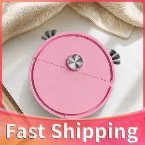 3 In 1 Multi Function Sweeping Cleaners Lightweight Compact Car Robot Vacuum Automatic Obstacle Avoidance for Car&Home Cleanings