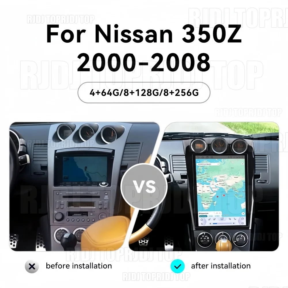 Smart Touch Screen For Nissan 350Z Z33 2002~2008 Multimedia Android Auto GPS Navigation Car Radio Carplay Mirror Link Head Unit - Image 2