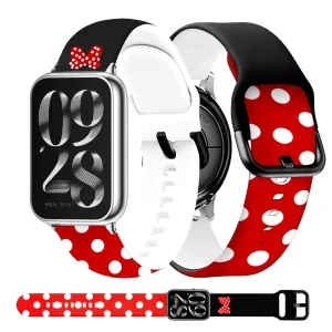 Silicone Strap for Xiaomi mi band 8 pro redmi watch 4 Straps Replacement Pattern Sport Band Wrist Bracelet Smart Watchband