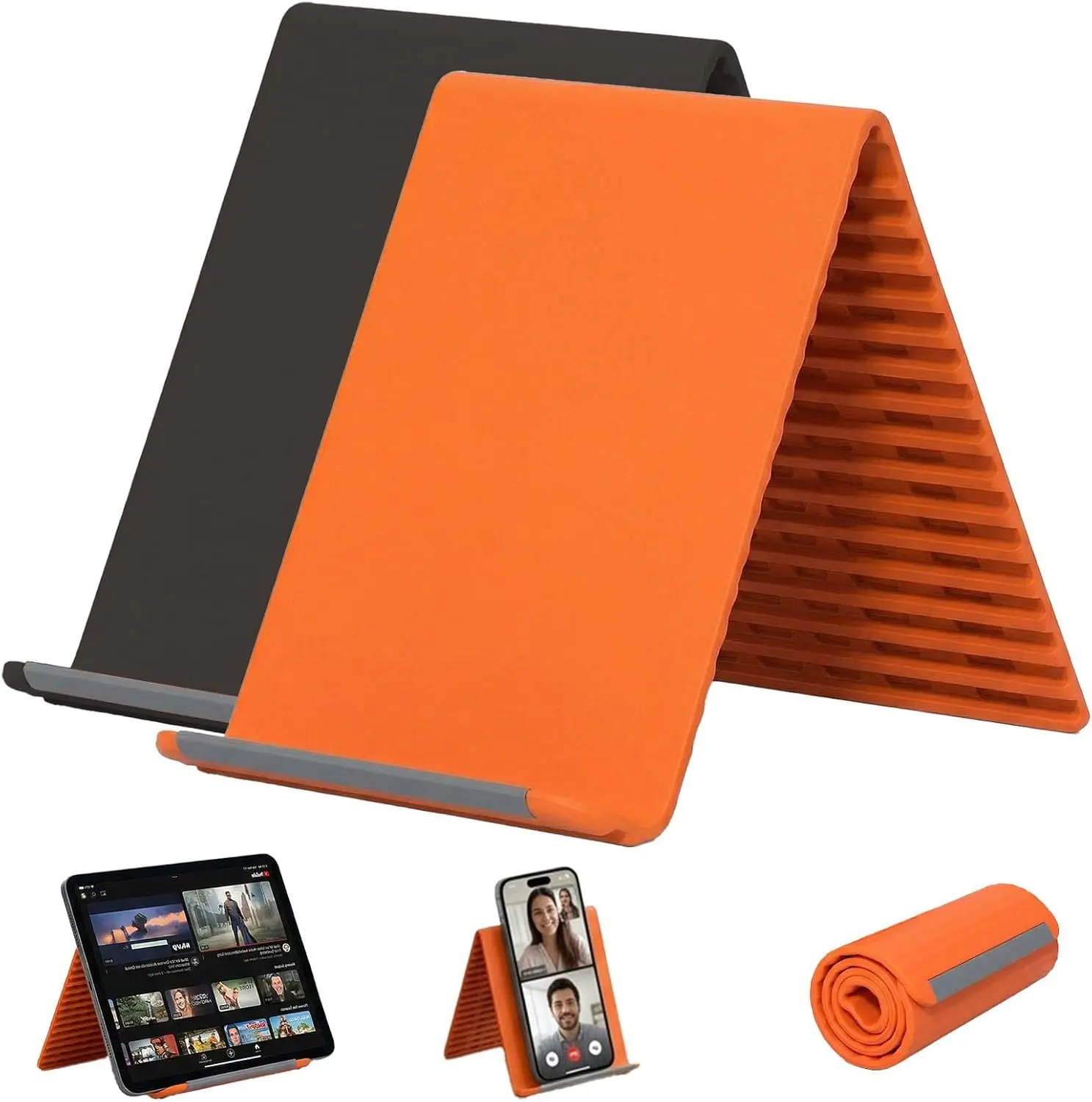 Portable Silicone Mobile Phone Holder Lazy Bracket Bendable Freely into Any Shape Multi-Angle Adjustable Tablet Desktop Stand