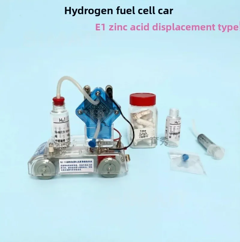 Hydrogen Fuel Cell Car Science Kit, PEM Electrolysis & Power Generation Model for STEM Teaching, Clean Energy Education