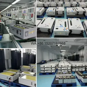 Wmwmnu for Wmwmnu 51.2V 30kWh 628Ah Home Solar Lithium LiFePO4 Power Wall Energy Storage Battery System with Smart BMS