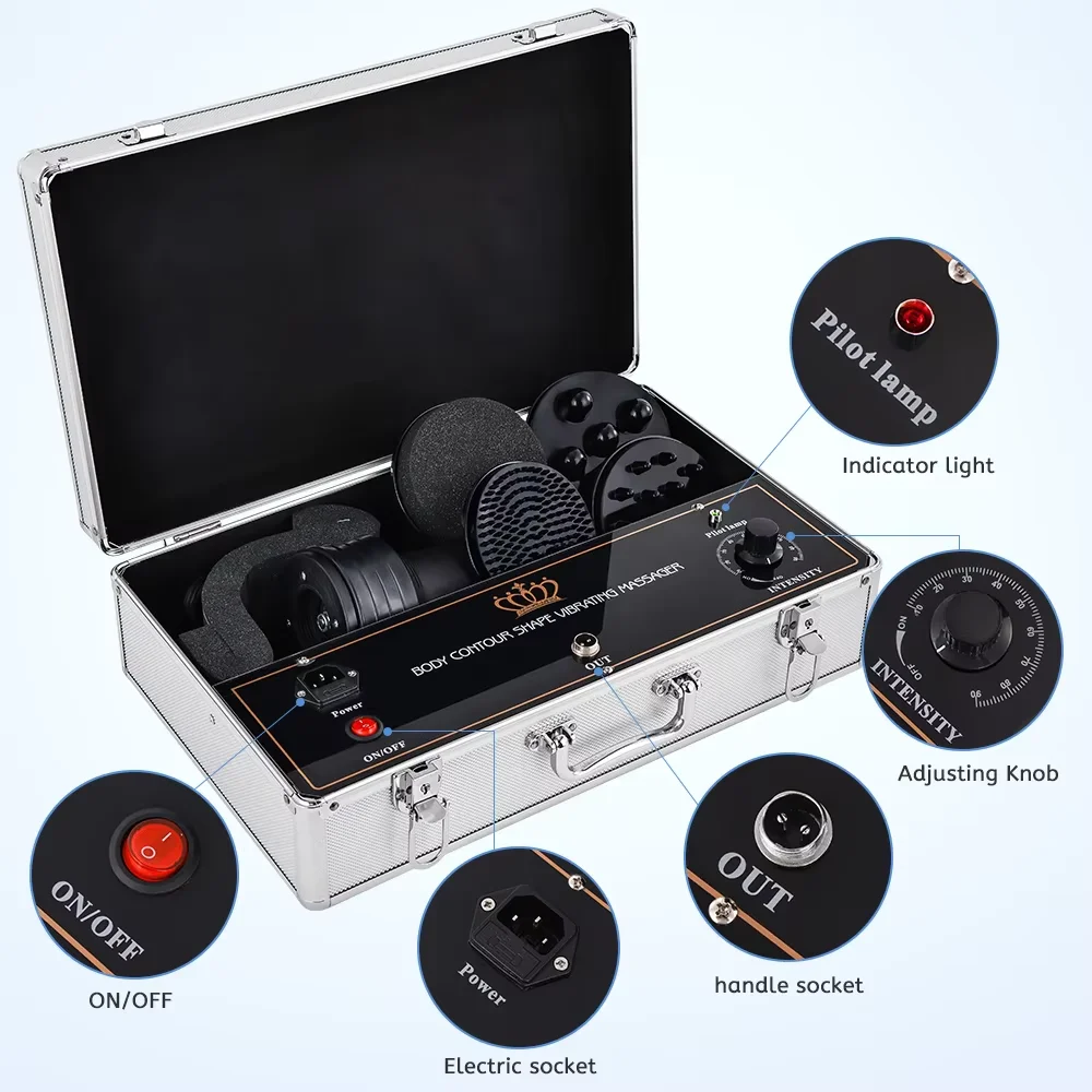 Beautycity Portable Body Massage Machine High Frequency Vibration Body Slimming Machine for Weight Loss Skin Tighten - Image 2