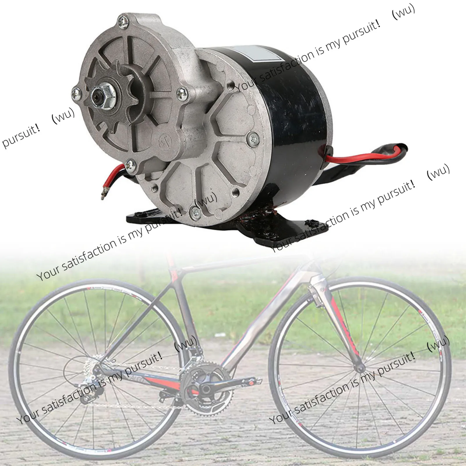 12V 250W Gear Reduction Electric Motor with 9 Tooth Sprocket Brushed DC Motors Reductor for E‑bike Scooter - Image 3