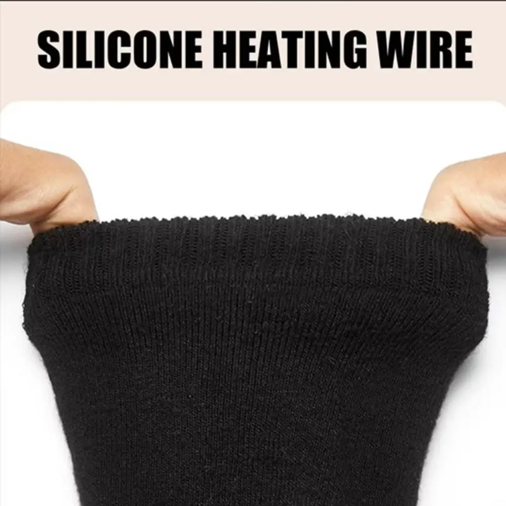 Winter Warm Cotton USB Heated Socks Fast Heating Thermal Electric Warm Socks 5V Soft Electric Heated Socks Outdoor Sports - Image 5