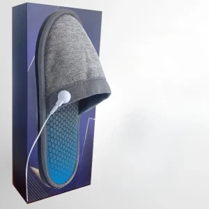 Electric Pulse Foot Massage Shoes EMS Microcurrent Physiotherapy Massager Slippers Relieve Foot Fatigue Home Foot Care Device