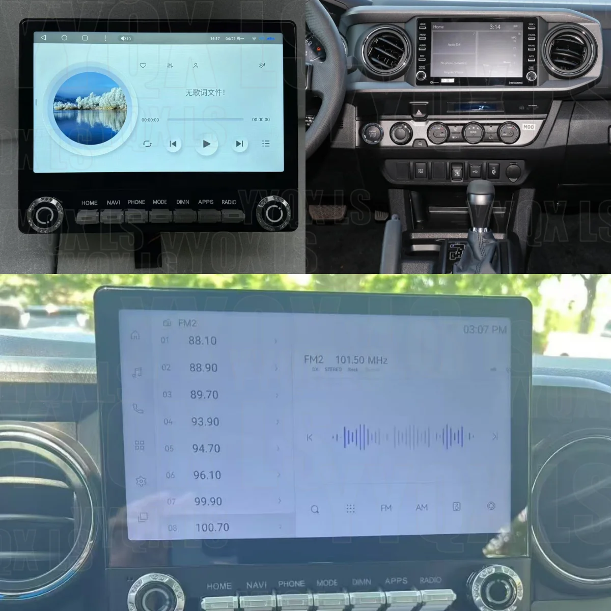 For Toyota Tacoma 2016-2022 Android Multimedia Car Radio Car GPS Navigation Audio Stereo Head Unit Smart Screen Carplay - Image 2