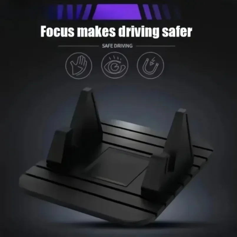 Non-slip Car Phone Holder GPS Navigation Bracket Desktoop Phone Stand For iPhone Samsung Xiaomi Android Smart Phones - Image 2