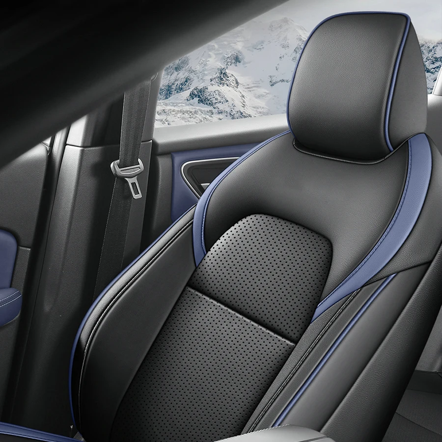 Fashion Custom Car Seat Covers For Nissan Qashqai 2023 2024 Waterproof Leather Cushion Seat Protective Cover Auto Accessories - Image 5