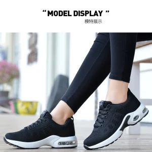 Women's Air Cushioned Running Sports Shoe Flying Weaving Sports Shoes Sneakers Women Walking 2025