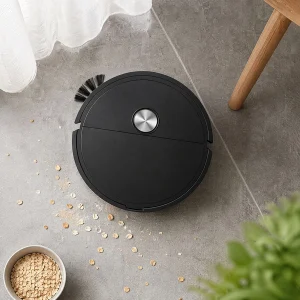 3 In 1 Mini Robots Vacuum Cleaner Lightweight Compact Car Robot Vacuum Easy To Use Smart Cleaning Machine for Car&Home Cleanings
