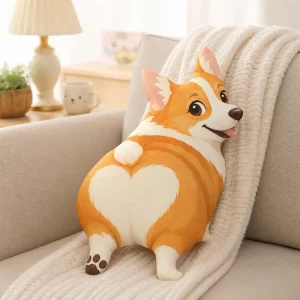Cute Corgi Butt Pillow Dog Lover Gift Plush Cushion Stuffed Throw Pillow Shaped Sofa Home Decor Living Room Floor Cushion
