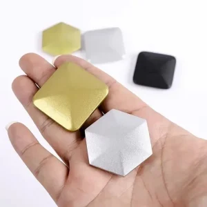 Novelty Hex & Square Flip Rotatable Ornament, Exquisite Pocket Hand Touch Decor, Unique Holiday Collectible Gift For Adult Hobby