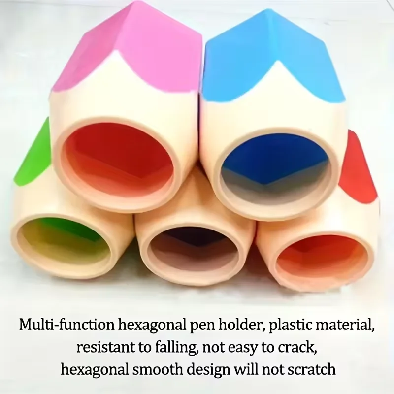 Storage Pen Holder Student Learning Office Stationery Storage Desktop Pencil Holder Pen Pot Makeup Brush Storage Bucket - Image 4