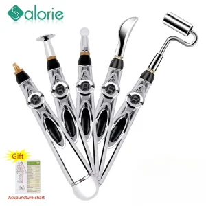 Electronic Acupuncture Pen Electric Meridians Massage Pen Meridian Energy Pen Back Neck Body Massage Tools Dropshipping