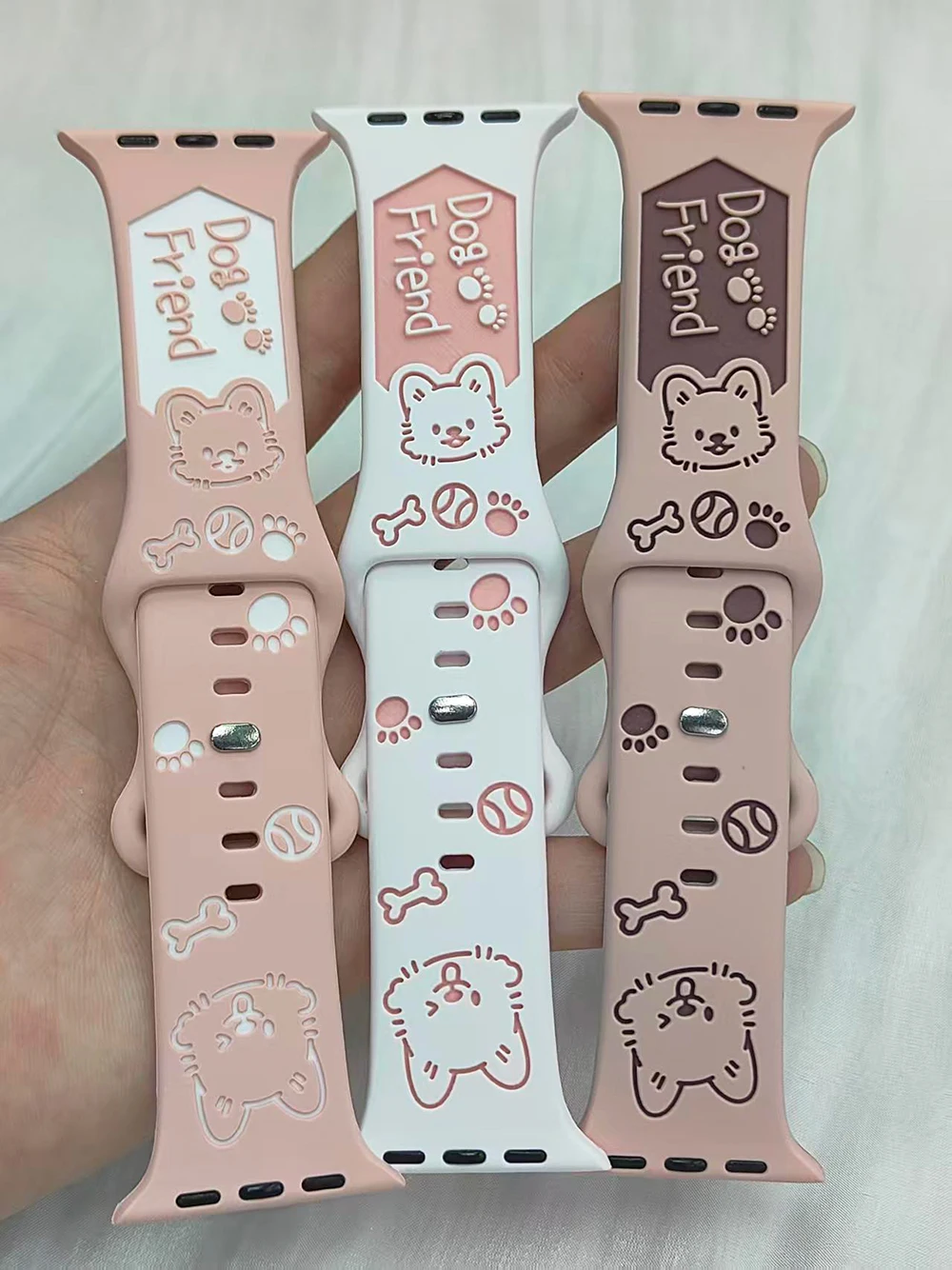 NEW Engraved Strap For Apple Watch Band 46mm 42mm 41-45mm 40-44mm Silicone Sport iWatch Series 11 10 9 8 7 6 5 SE/Ultra 3/2 49mm - Image 3