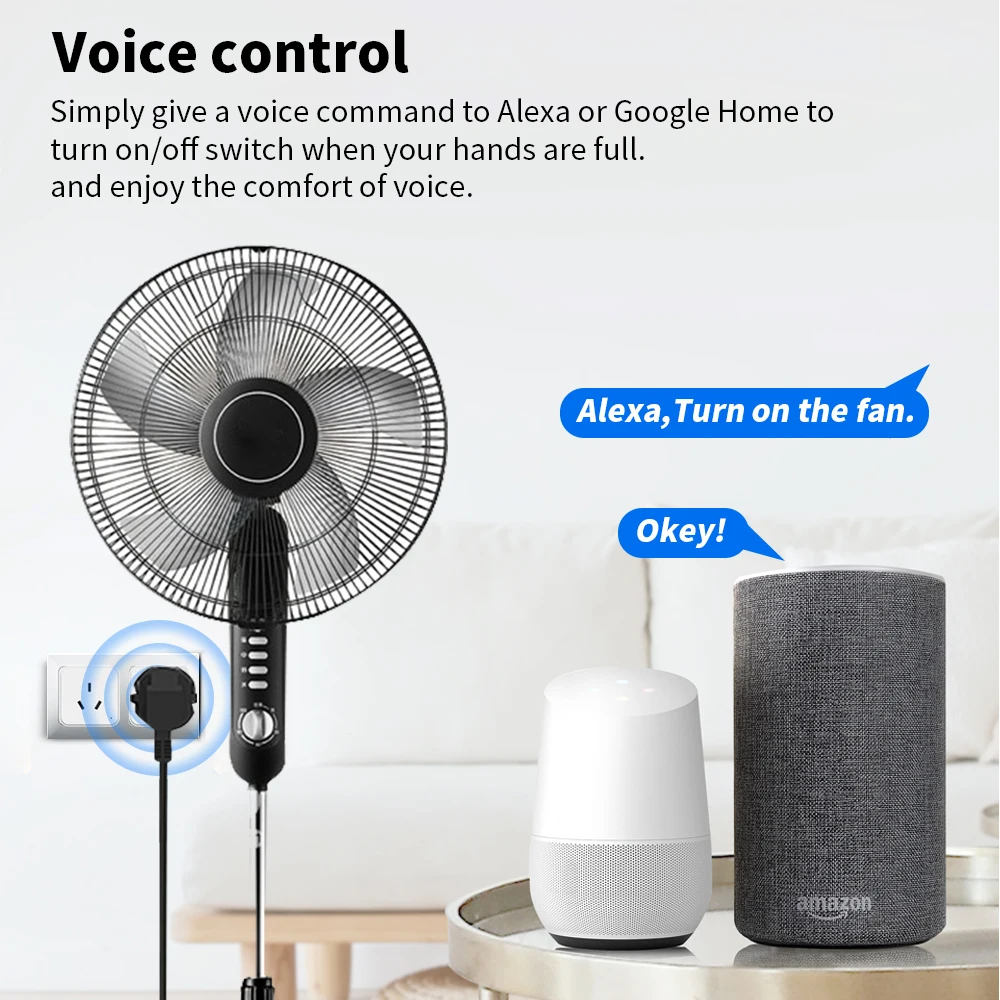 Zigbee Tuya Smart Socket AU Standard NZ Plug with Energy Monitor –Timer & Countdown, Works with Smart Life App, Alexa & Google - Image 2