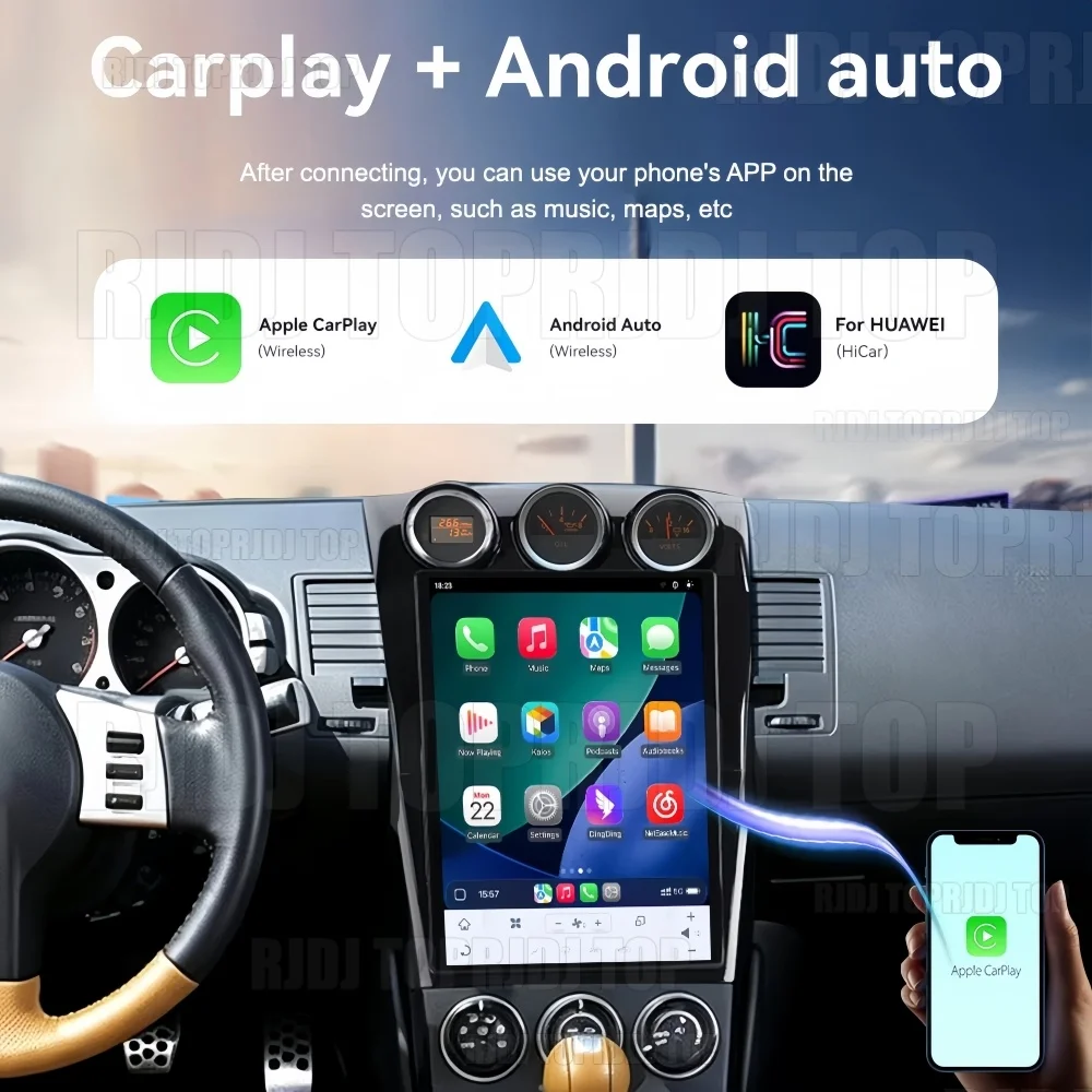 Smart Touch Screen For Nissan 350Z Z33 2002~2008 Multimedia Android Auto GPS Navigation Car Radio Carplay Mirror Link Head Unit - Image 6