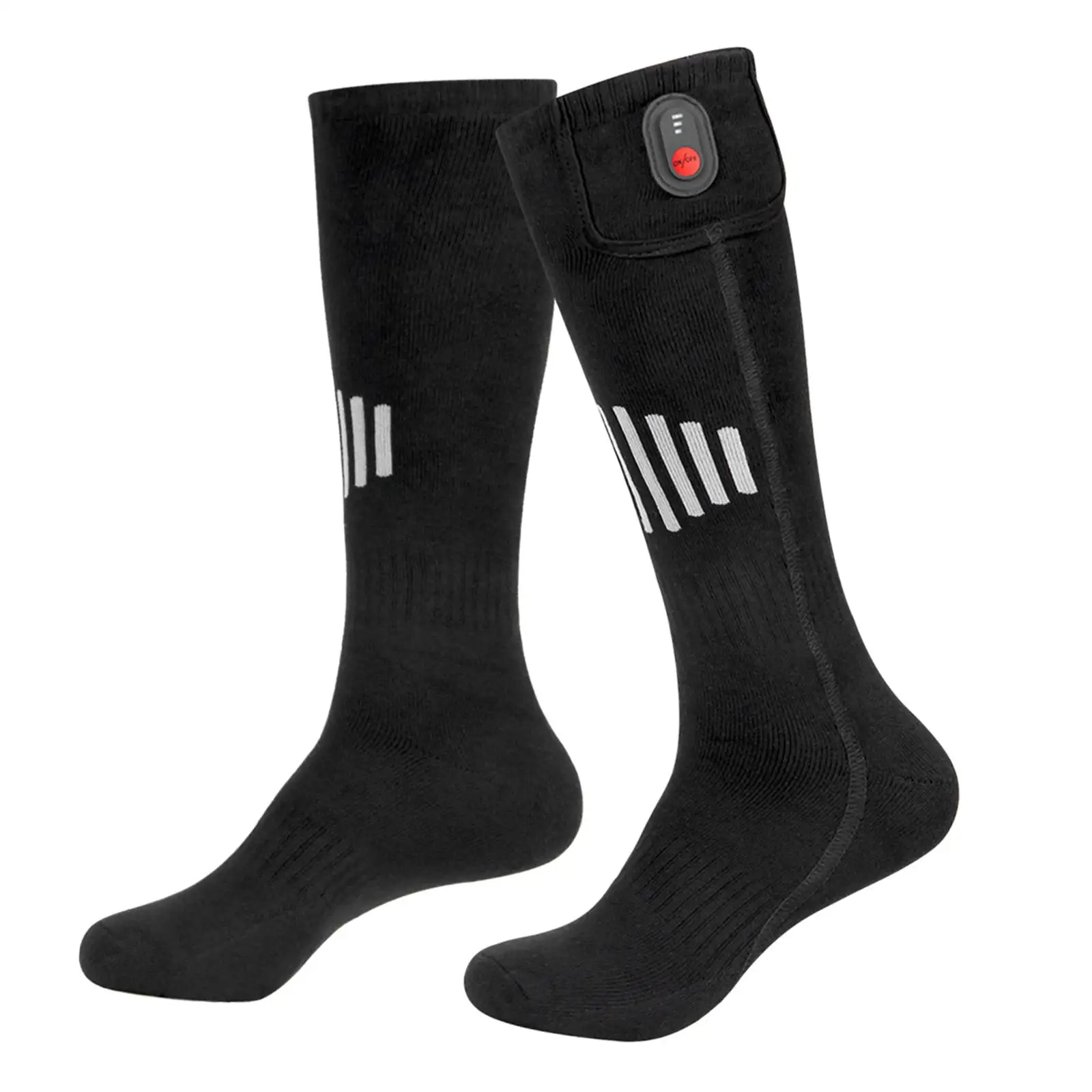 Heated Socks Long Stockings Washable Winter Warm Socks Thick Soft for Indoor Sports Cold Weather Outdoor Activities Riding - Image 2