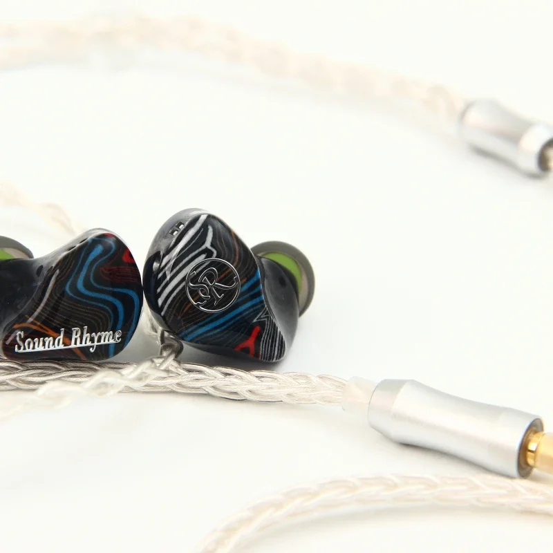 Soundrhyme SR7 1DD+6BA Hybrid HiFi Audiophile In-ear Earphones IEMs Studio Bass Monitor Earphones Earbuds - Image 6