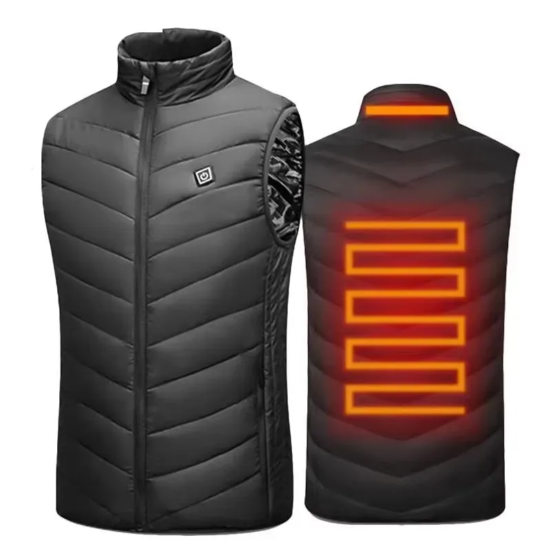 21 Heated Vest Zones Electric Heated Jackets Men Women Sportswear Heated Coat Graphene Heat Coat USB Heating Jacket For Camping - Image 6