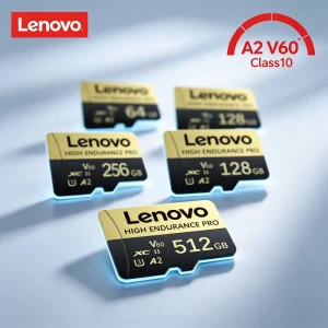 Lenovo High Speed Micro SD Memory Card 512GB 4K Full HD Video Compatible with Phone GoPro Action Camera 64GB 128GB 256GB